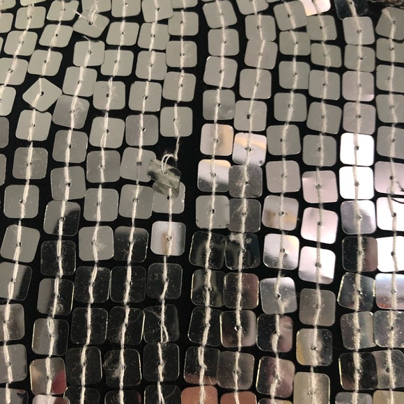 SOLD🥂Vintage Oleg Cassini Sequin Silk Top - Picture 5 of 8